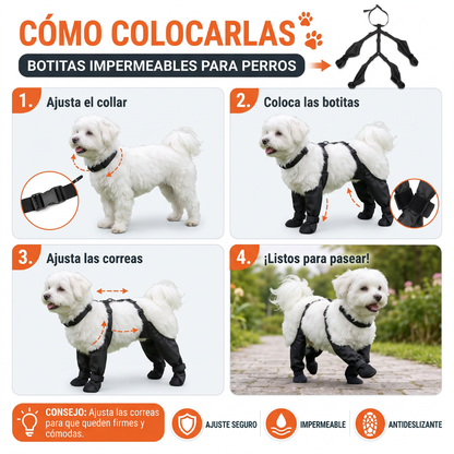 Botitas Impermeables y Antideslizantes para Perros