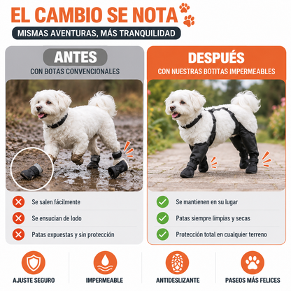 Botitas Impermeables y Antideslizantes para Perros